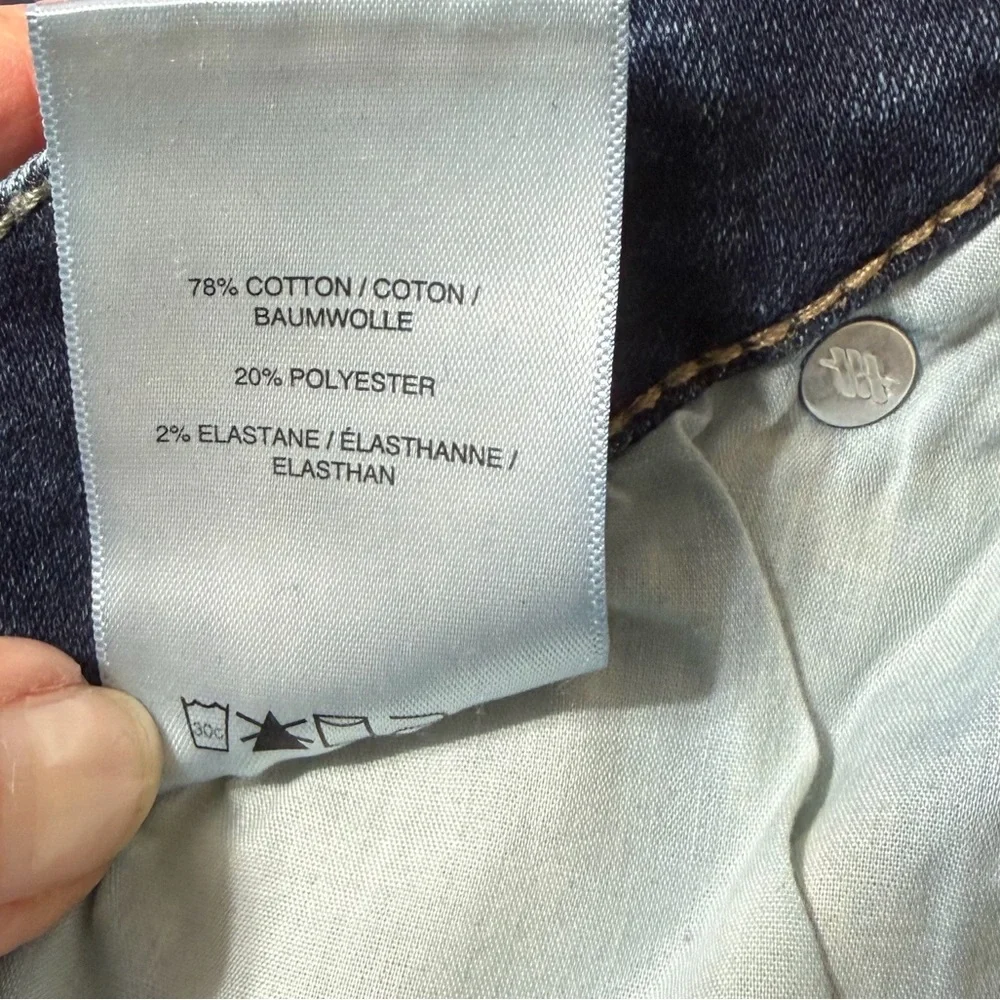 Silver Jeans Dark Blue Straight Leg Women's Jeans - Picture 5 of 5